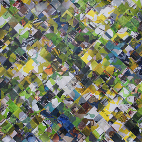 artist GA Gardner mixed media abstract collage