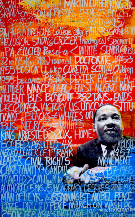 "MLK Textstraction" Original Fine Art - gartsy.com