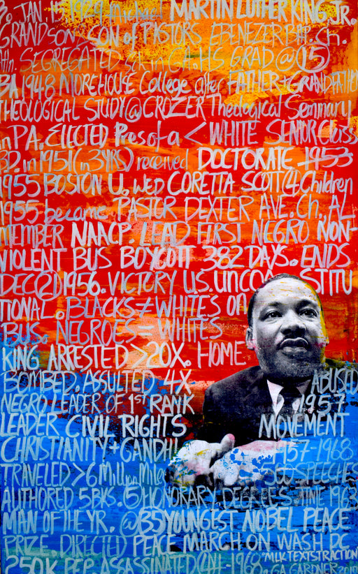 "MLK Textstraction" Original Fine Art - gartsy.com