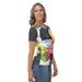 Women line of t-shirts by Gartsy. Art printed shirts with artwork and all round prints