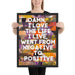Love the Life Framed Inspirational poster - gartsy.com